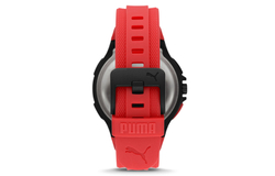 PUMA Wrist Watch Quartz Movement Silicone Strap 48mm Black Dial Men"s Watches P5072