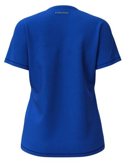 Женская теннисная футболка Head Club Original - royal blue