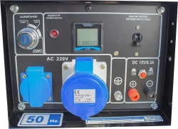 Генератор дизельный Redbo DPG-6500 (7 кВт, бак 15 л, ручной/электростартер, AVR, 2 розетки ) электрогенератор / резервный источник питания