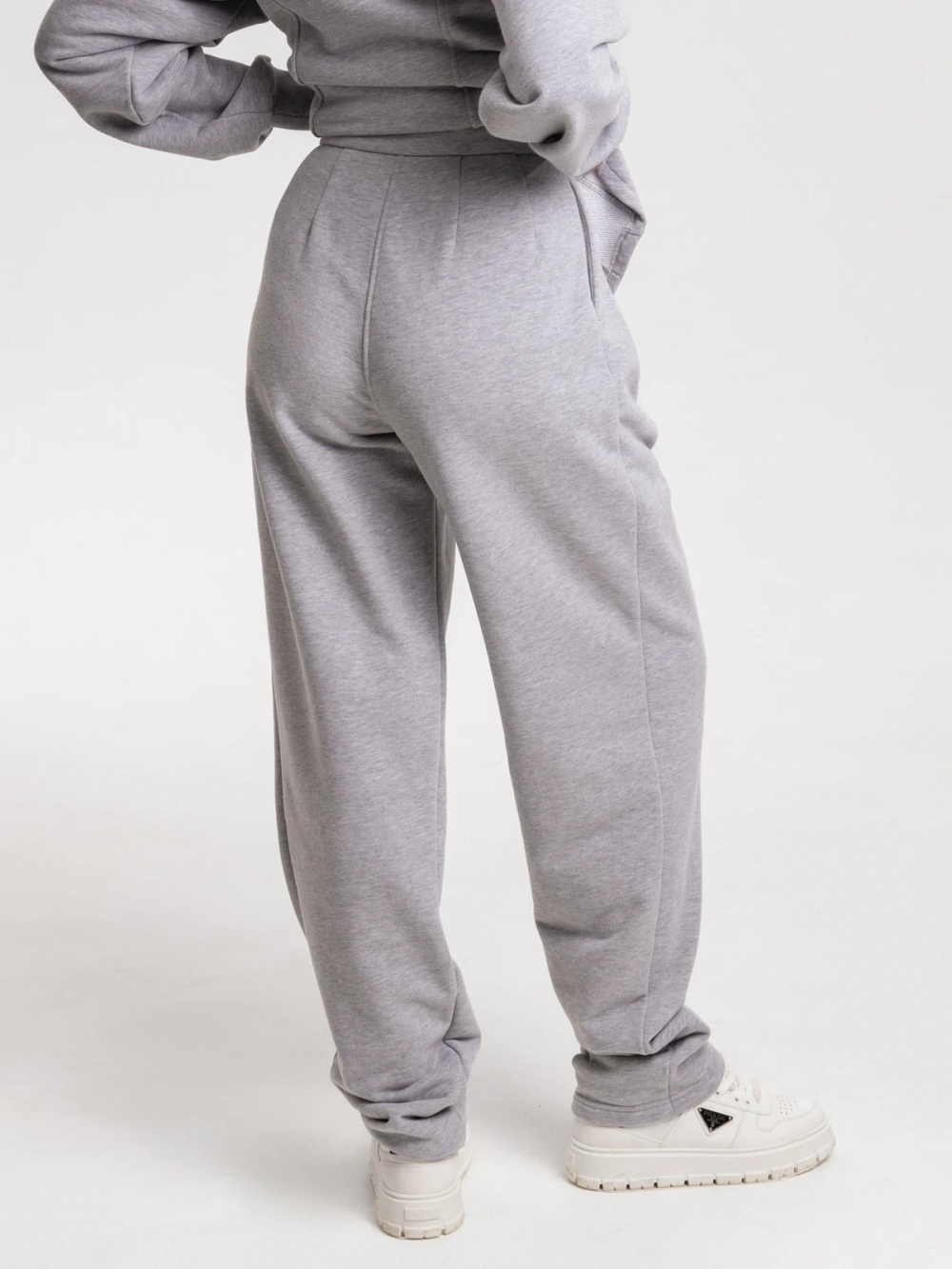 Брюки из футера DEW, серый