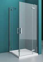 Душевой уголок BelBagno Kraft 90х80 KRAFT-AH-22-90/80-C-Cr-R профиль Хром стекло прозрачное
