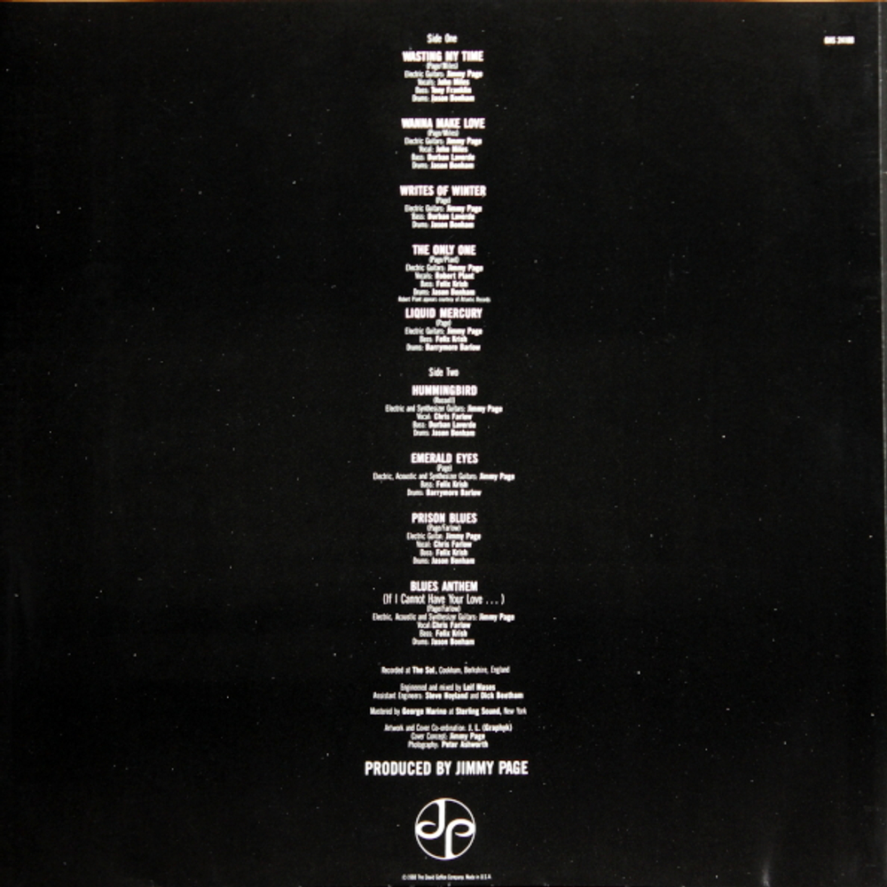 Jimmy Page / Outrider (LP)