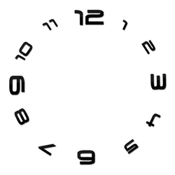 Комплект элементов для 3D часов/ Модель D4