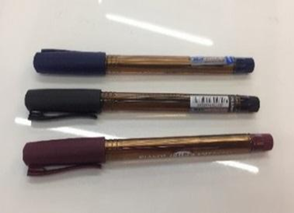 Ручка масляная Piano, 0, 7мм, синяя, коричн. тонир. корпус