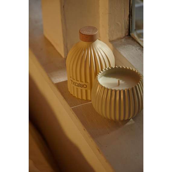 Свеча ароматическая italian cypress из коллекции edge, бежевый, 30 ч