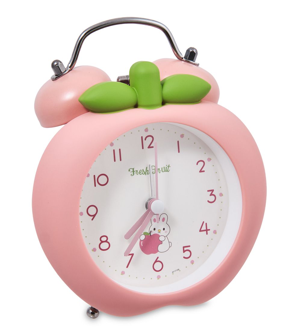 GAEM Art CL-67/4 Будильник «Яблоко» розовый