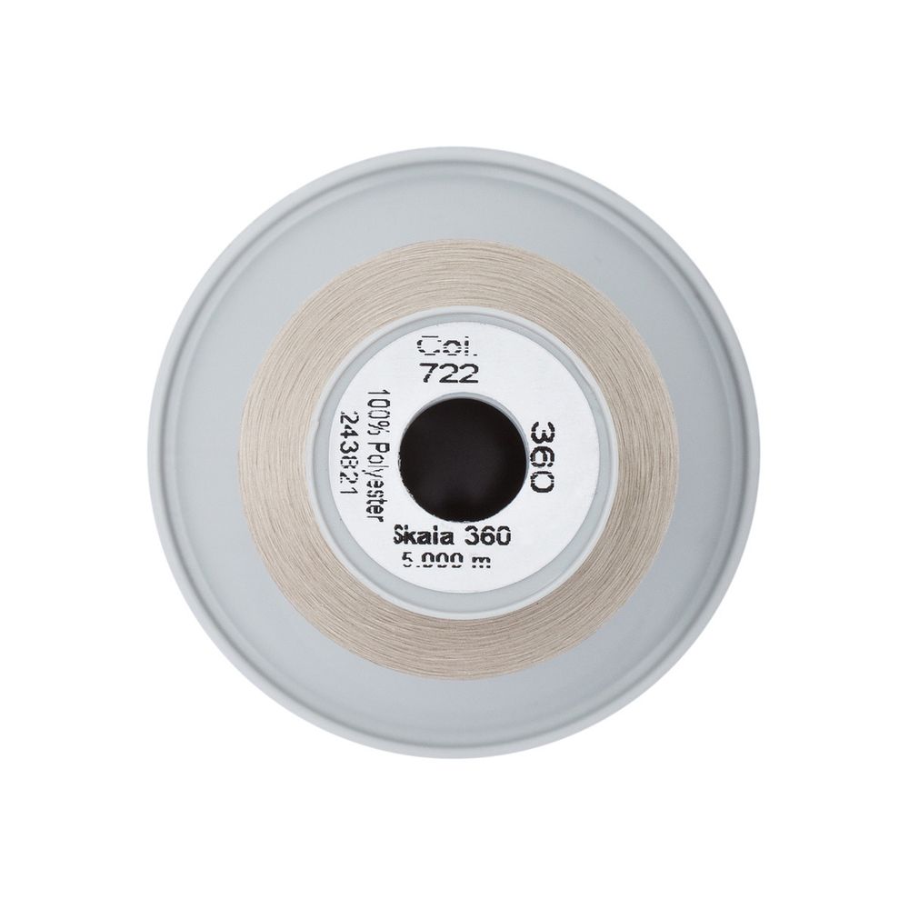 Нитки некрученые Gutermann Skala 360 (5000 метров), 1 кат. | 722 св.бежевый