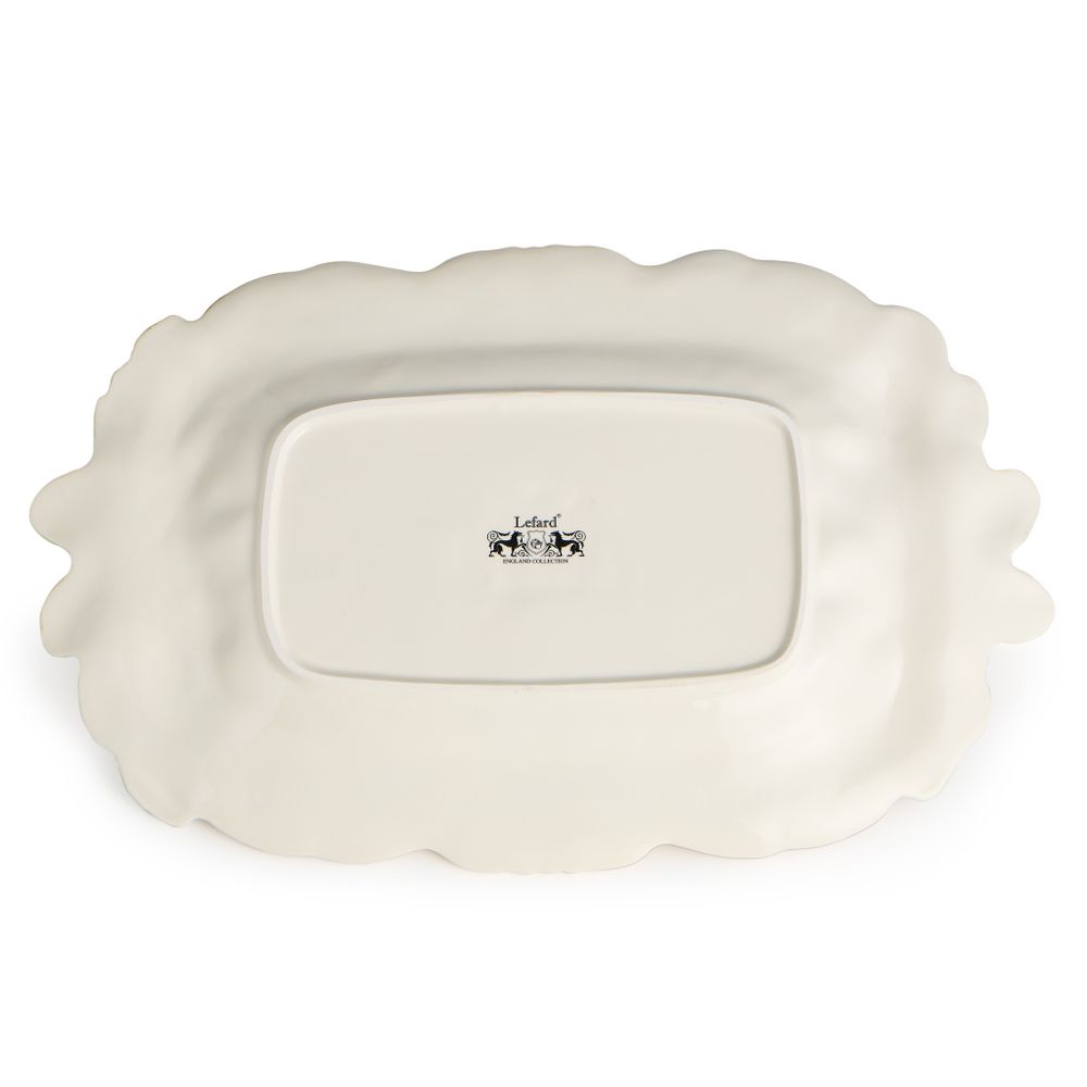 БЛЮДО LEFARD "ЕЛКА" ПРЯМОУГОЛЬНОЕ 45*30*3 СМ (КОР=6ШТ.)