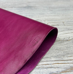 Odessa Fuxia (1,1-1,3 мм), цв. Розовый, натуральная кожа