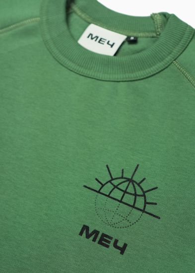Свитшот МЕЧ F18-M-SW-Logo Pale Green (100% хлопок,Бледно-зелёный)