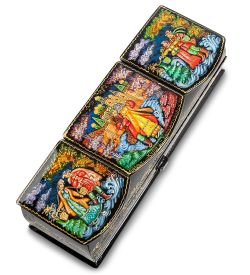 Народные промыслы ШК-85/11 Шкатулка «Купец-Калашников» С.М.