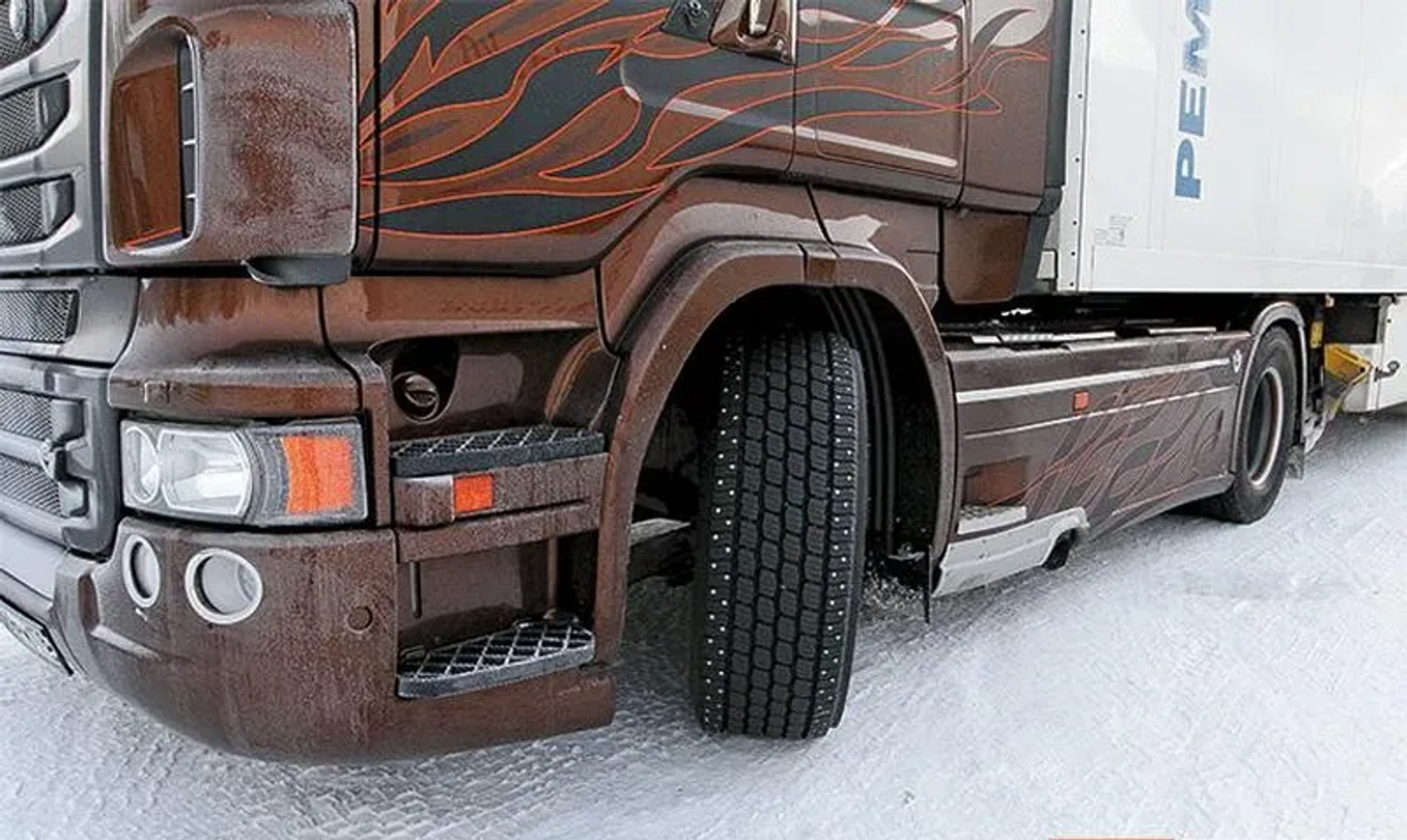 Ошиповка грузовых шин