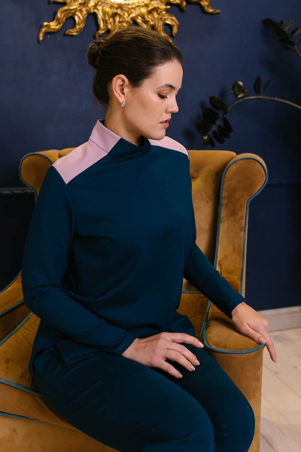 Туника 3065ЛЕ, Изумрудный #234И033065ЛЕ