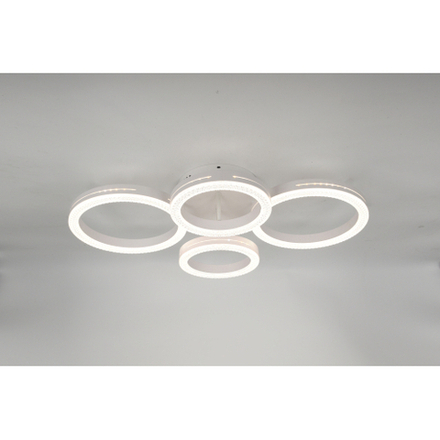 Светильник потолочный светодиодный Rivoli Juniper 6187-702 LED 75 Вт 3000-6000К белый с пультом