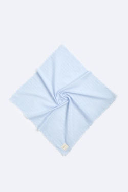 ZARA БАНДАНА В КЛЕТКУ, ГОЛУБОЙ
