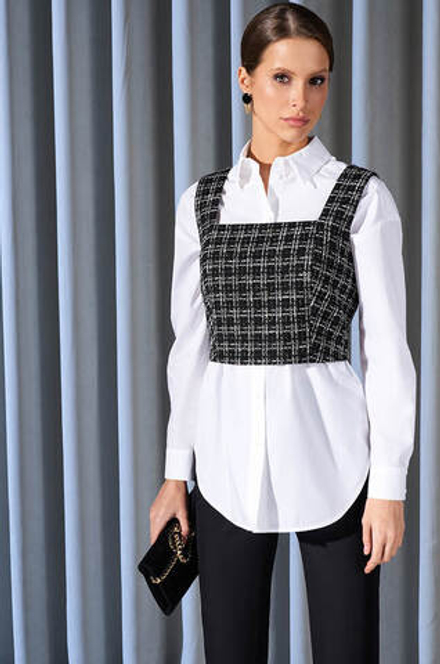 22952 Топ женский (черный)