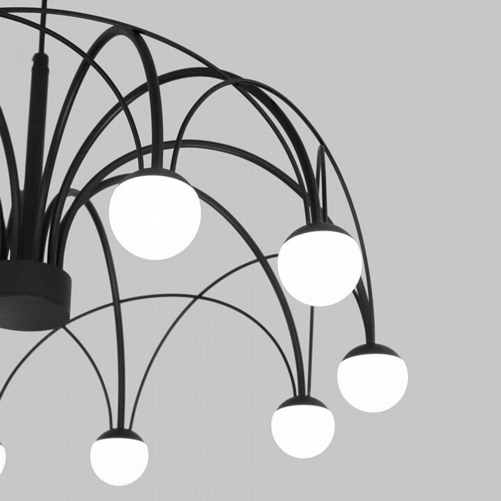 Подвесная люстра Eurosvet Ragno 90034/10 LED черный