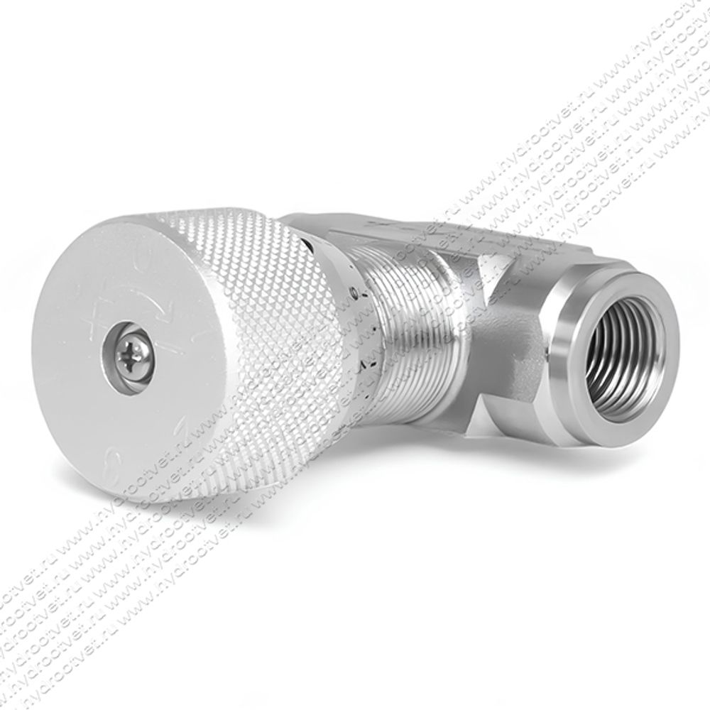 STB-G1/2-11-1 - Дроссель трубного монтажа c рукояткой, G1/2, без обратного клапана