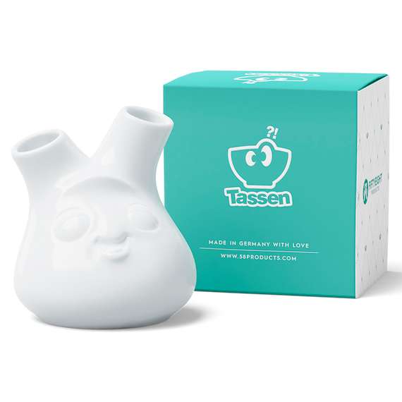 Ваза cheeky, 10 см, белая