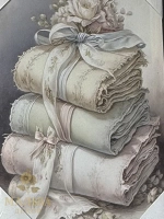 Панно на стену "Облака ткани" 2 штуки 22x35x2.5 см