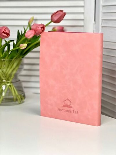 Блокнот А4 200л. (400страниц) в клетку без рамки Розовый (К44-700КБР)