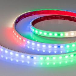 Светодиодная лента герметичная DMX-PS-B70-14mm 24V RGBW-Day-PX7 (17 W/m, IP67, 5060, 5m) (Arlight, CRI>90) 056721