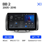 Teyes X1 10.2" для Toyota bB 2005-2016