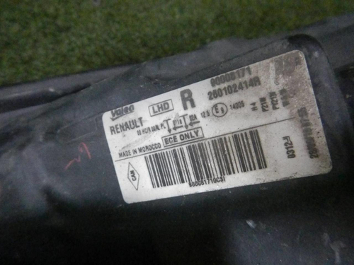 Битая Фара правая Renault Dokker (2012-2021) галоген