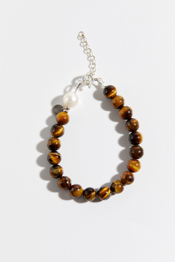 Браслет BRAVE HEART из тигрового глаза