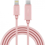 Кабель Rock RCB0414 (Type-C) на (Lightning) 100см (Rose Gold)