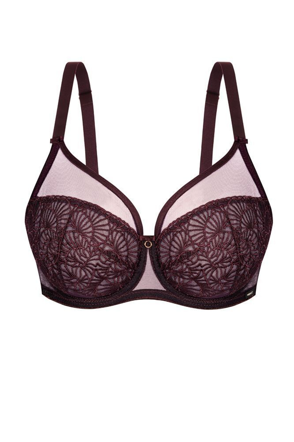 Бюстгальтер Daisy с мягкими чашками (Размер: 95F) (Цвет: сливовый)