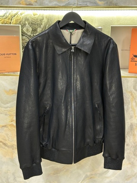 Кожаная куртка Brioni