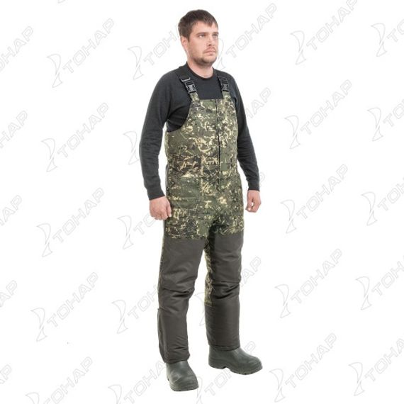 Костюм зимний ГОРКА полукомбинезон, алова/хаки р.58/182 Helios