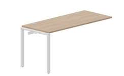 стол Strike 1580х680х750мм (2 громмета) - приставной элемент