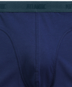 Мужские трусы шорты удлиненные Atlantic, набор 2 шт., хлопок, сине-зелёные + тёмно-голубые, 2MH-175