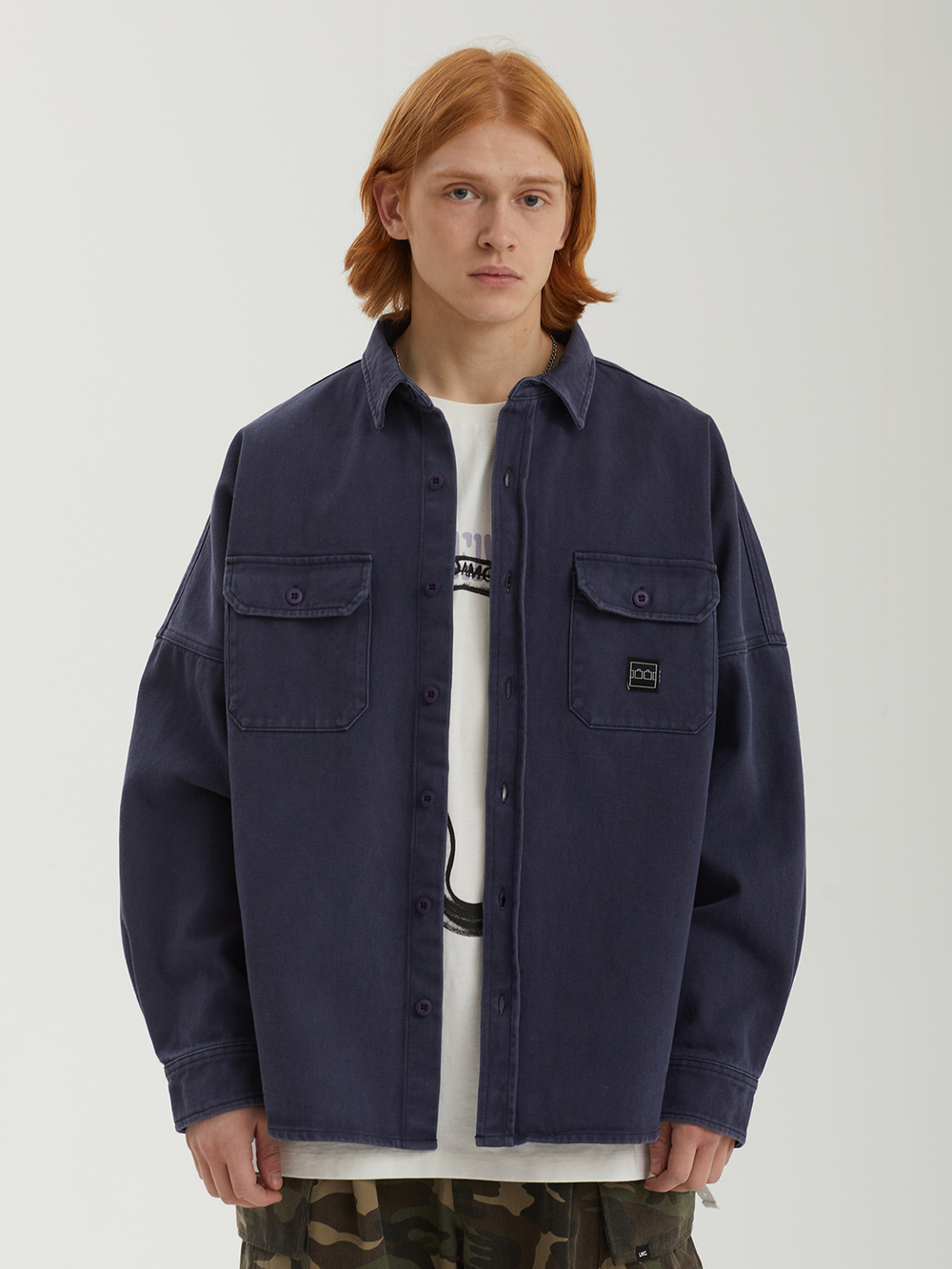 Мужская Рубашка Ttt Washed