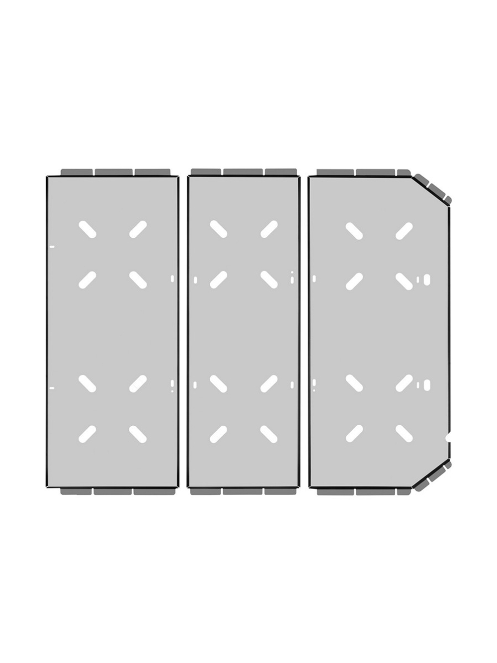 Защита батареи (с креп.) для ROX 1 (2024-н.в.) 1.5 бензин AT (алюминий, 3 мм)  NLZ.117.01.430A