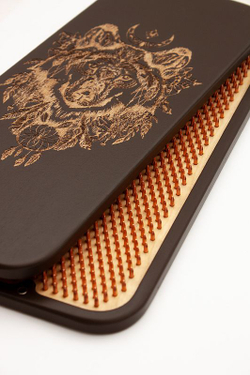 Доска садху Волк медные гвозди