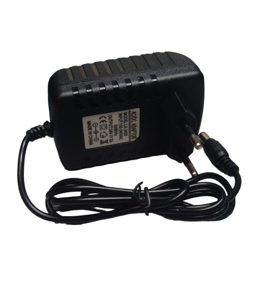 Блок питания (сетевой адаптер) универсальный 24V/2A штекер 5,5*2,5 мм 2420