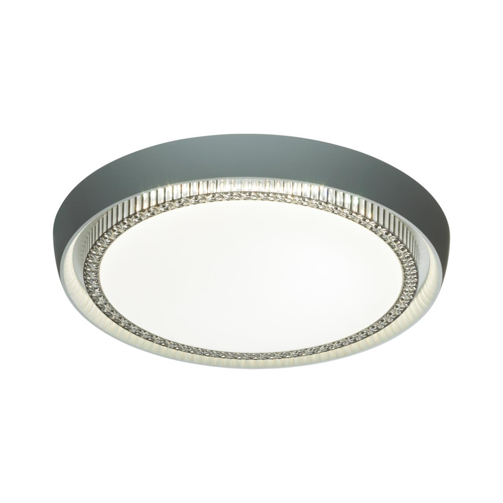 7644/ELN PALE SN 186 Светильник пластик/белый/серый LED 76Вт 3000/4000/6000К D520 IP43 CCT RAHIG