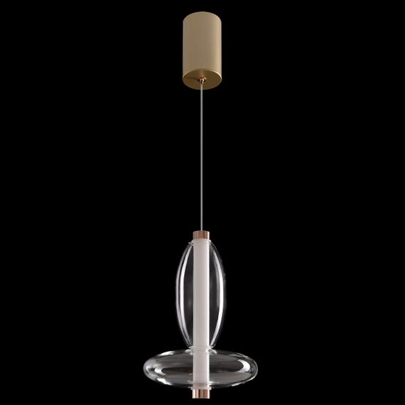 Подвесной светодиодный светильник Crystal Lux Quasar SP7W Led Transparent