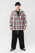 Рубашка Codered Harbor Wide Экрю/Розовый/Черный