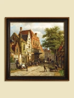 Картина серии "Голландия" настенная для интерьера 36*36 см