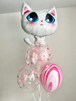 Воздушные шары для девочки кошка №4082