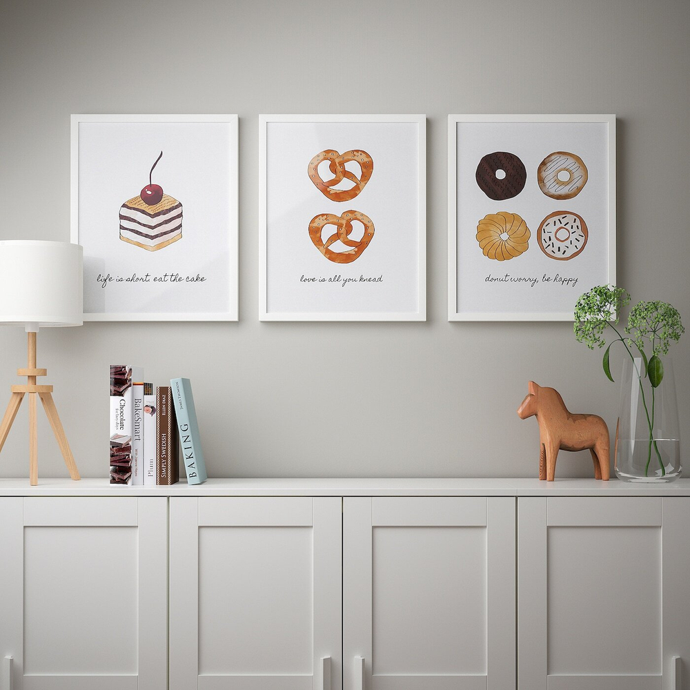 IKEA BILD  (ИКЕА БИЛД)  -  Плакат, выпечка, 40x50 см