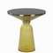 Кофейный стол Vaso Glass Ø50х53 см, желтый