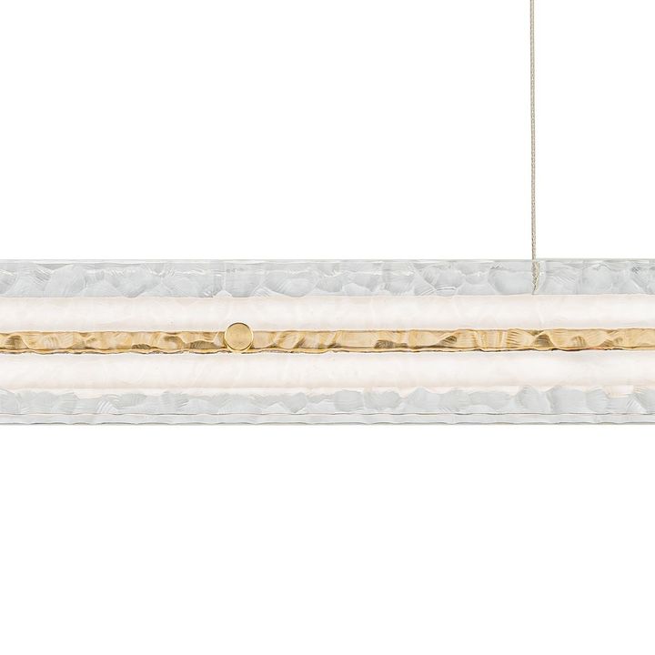 Подвесной светодиодный светильник Indigo Dualita 14018/1PL Brass V000088L