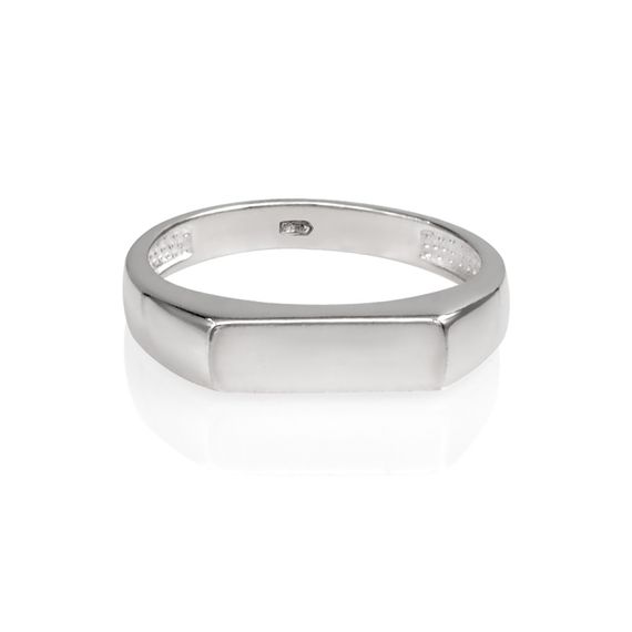 Кольцо под гравировку из серебра 925 пробы, фото 3