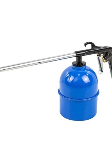 Пневмопистолет для мойки двигателя с бачком (расход воздуха 130л/мин, емкость бачка 850мл) KINGTUL KT-2374