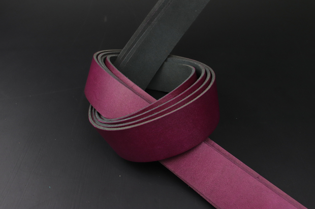 Ременная заготовка пурпурная с лицевой отделкой + Плита Пылевидная